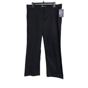 Dickies Womens Black Relaxed Fit Straight Leg Work Pants Size 10 Short NWT